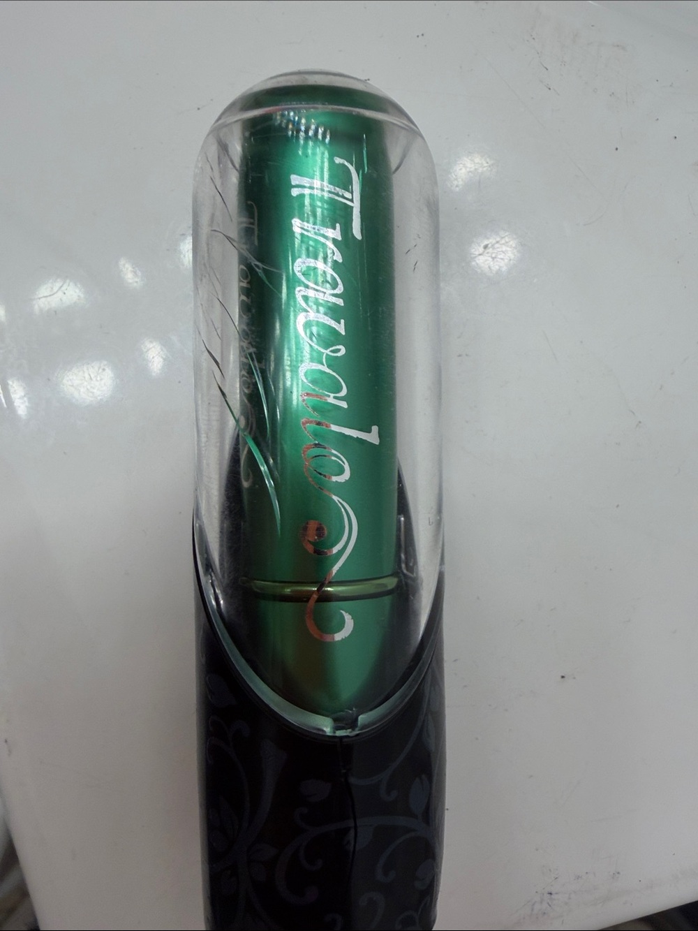 Green refill atomizer in Clear Tube